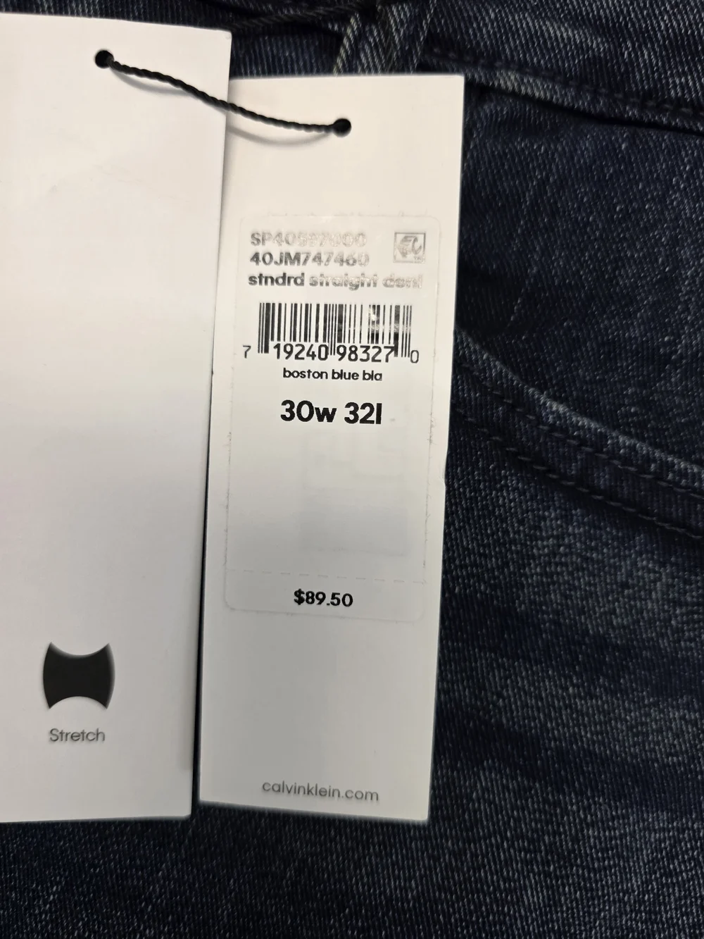 Calvin Klein Straight Leg Jeans Women's Size 30x32 NWT - Picture 3 of 8